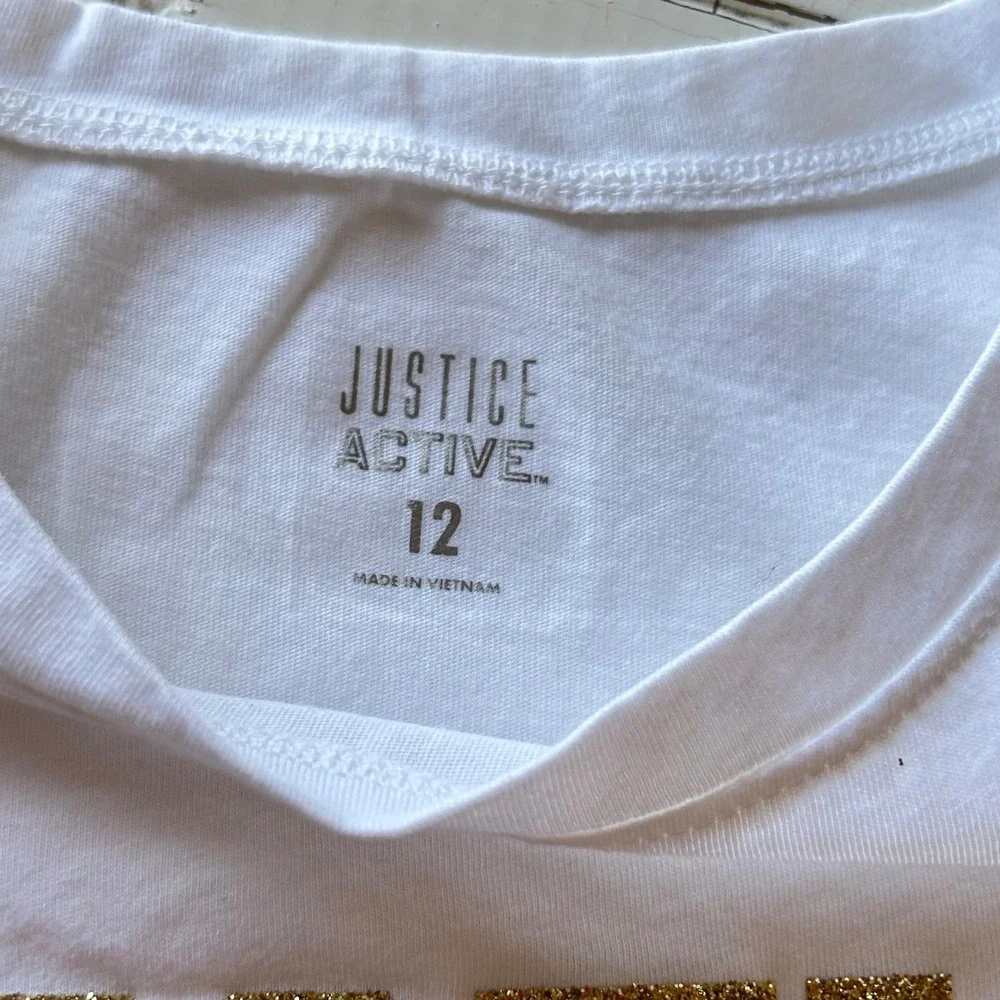 Justice Girls Top Bundle Size‎ 12 Cold Shoulder Graphic Tee Tank Cami 4pc Lot